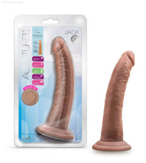 Au Naturel Jack Realistic 7.5-Inch Long Dildo With Suction Cup Base-French Quarter Lingerie